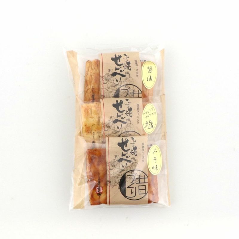 『旨味三昧』個包装３袋 | 京都せんべい・おかき専門店「寺子屋本舗 